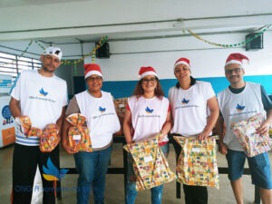 04.12.2022 - Acao de Natal em Marsilac com entrega de cestas basicas e brinquedos